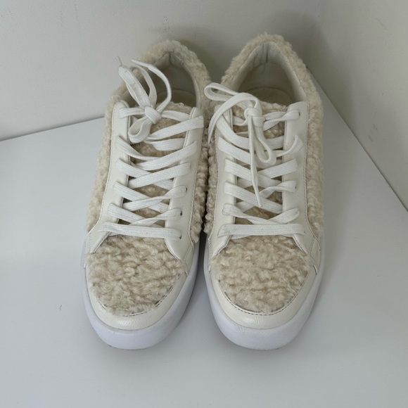 Aldo oloasen women’s white lace up shoes size 8.5 - Picture 2 of 16